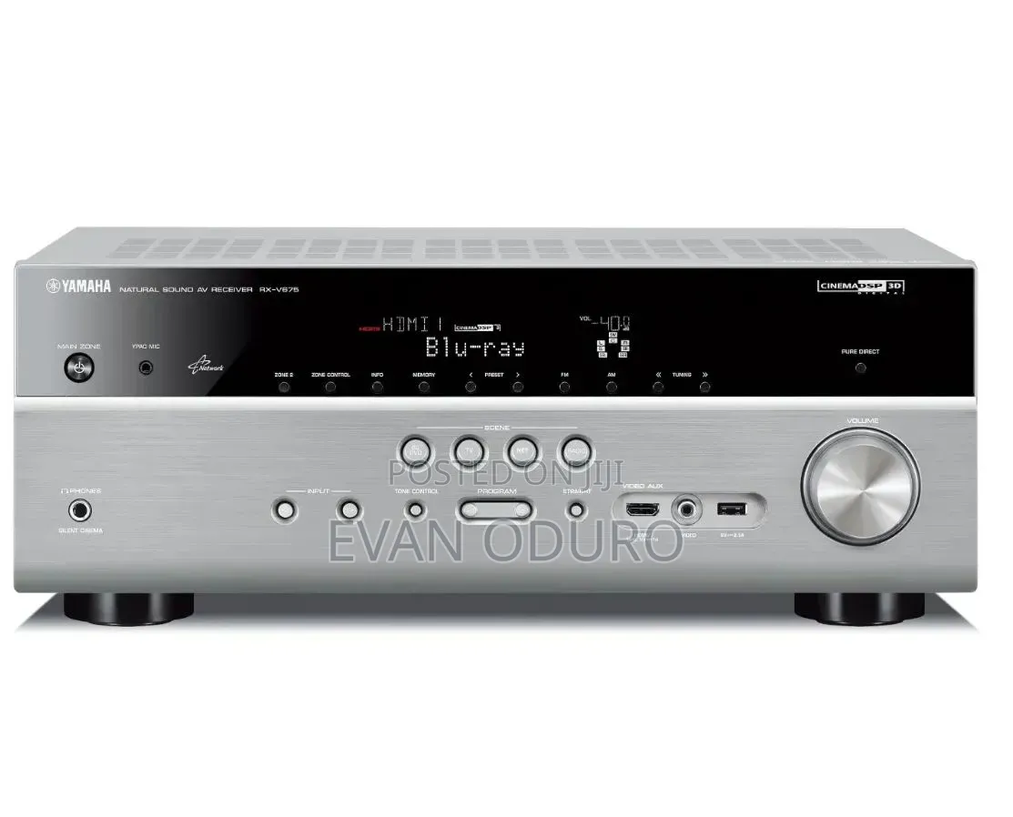 Powerful Yamaha AVR Receiver 9.2 Channel Bluetooth/Hdmi/USB/Aux/Fm