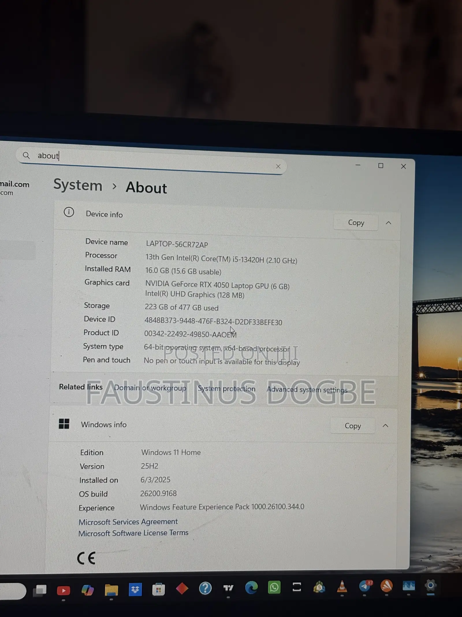 Laptop HP Victus 15 16GB Intel Core i5 SSD 512GB