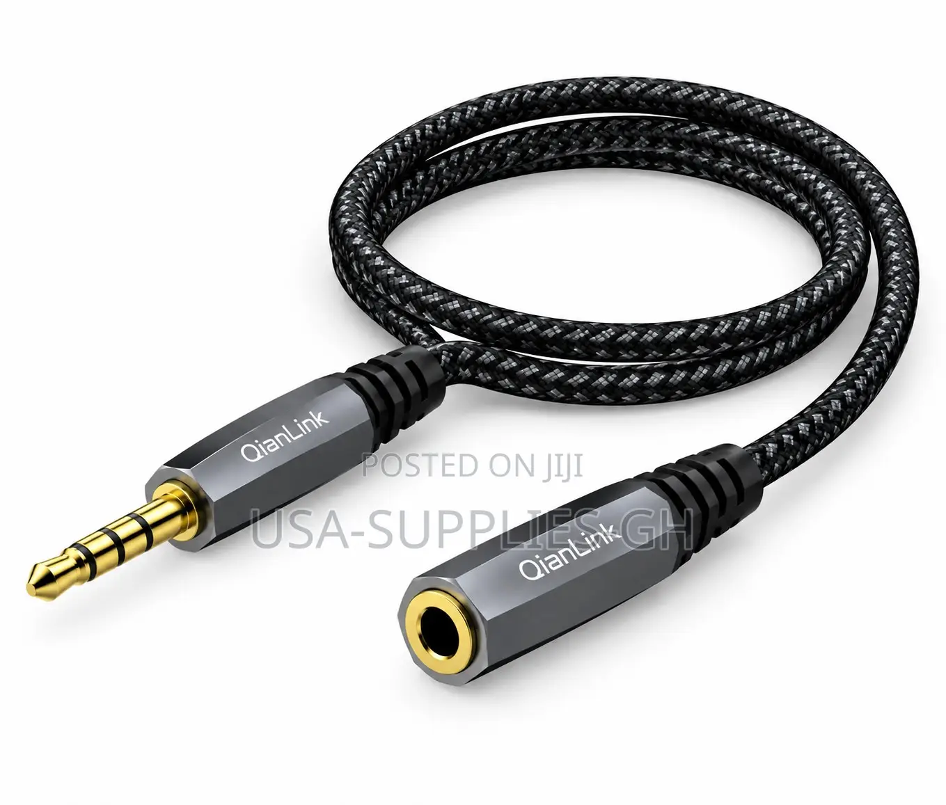 QianLink 3.5mm Audio Extension Cable 6.6ft M to F Aux Adapter From Usa