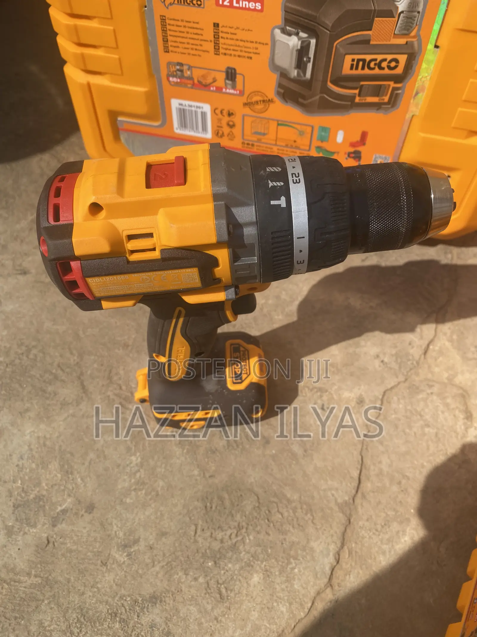 20v Brushless Cordless Impact Drill