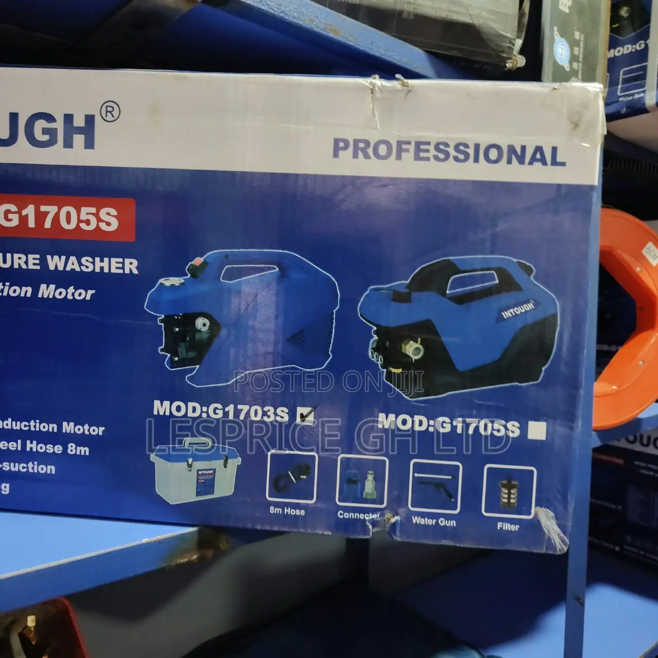 Stylishly Designed 2000 Watts High Pressure Washer From Intough