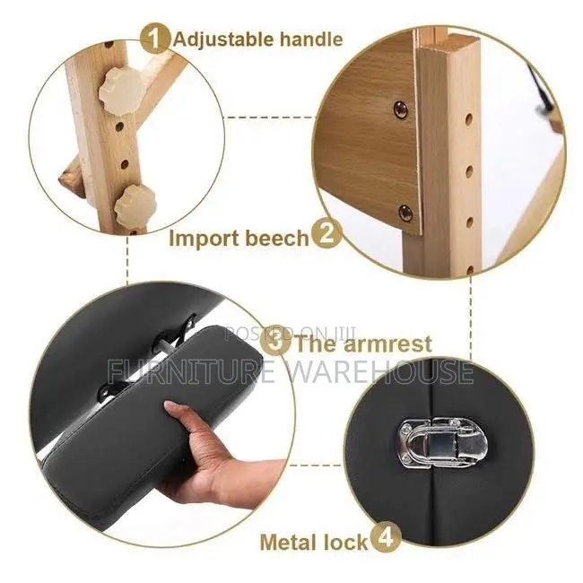 Portable Folding Massage and Lash Bed