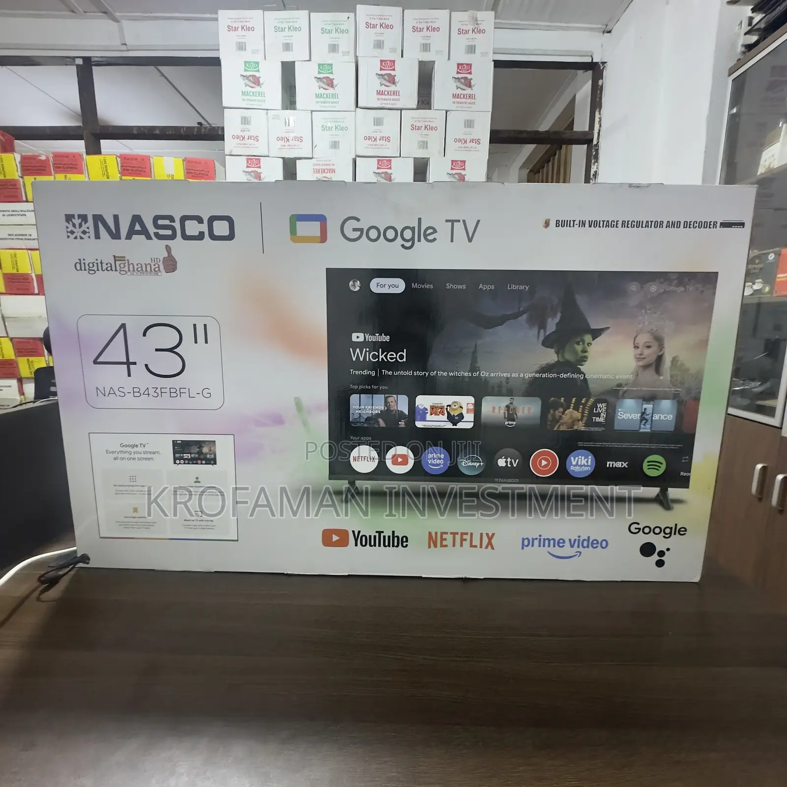 Nasco 43” Smart Android TV