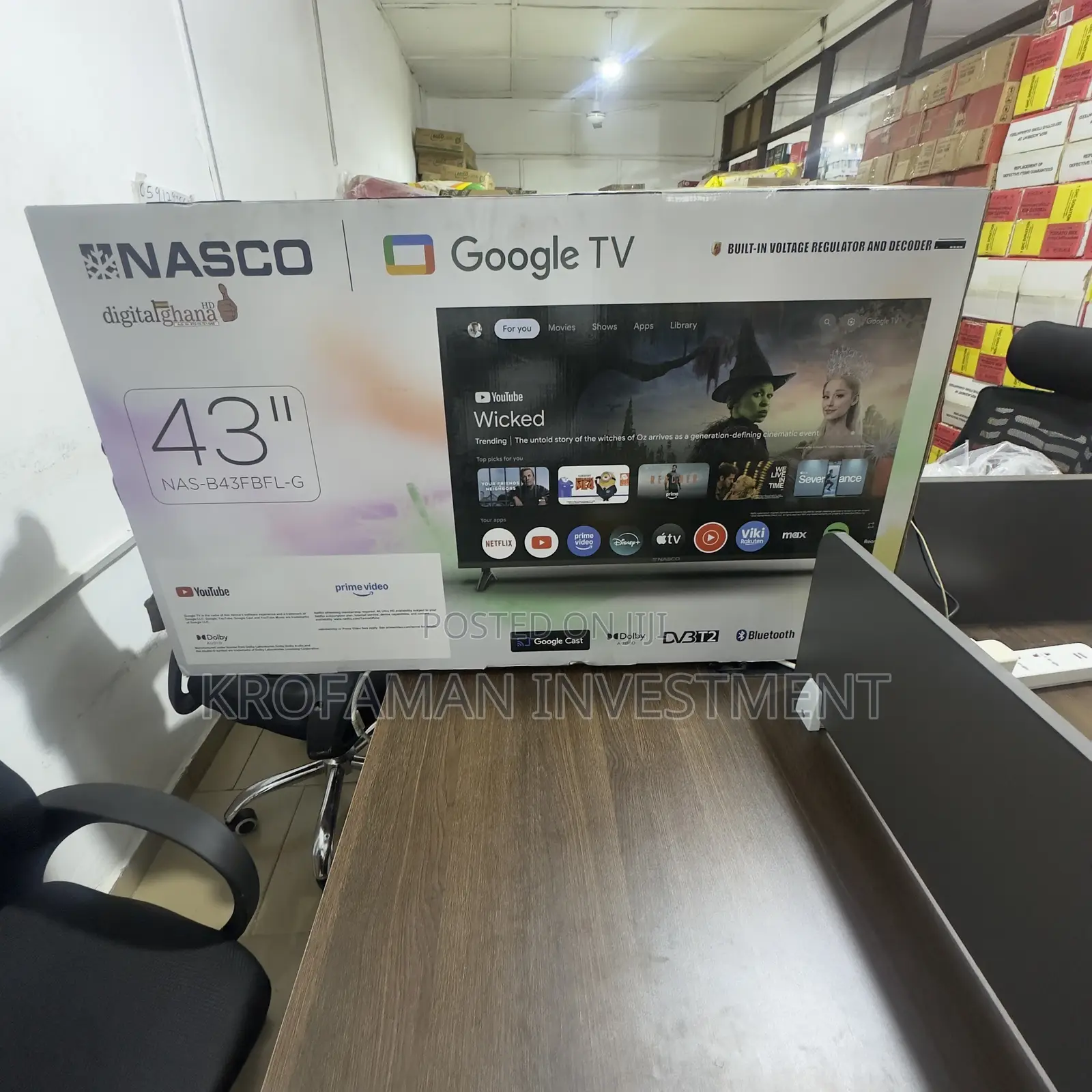 Nasco 43” Smart Android TV