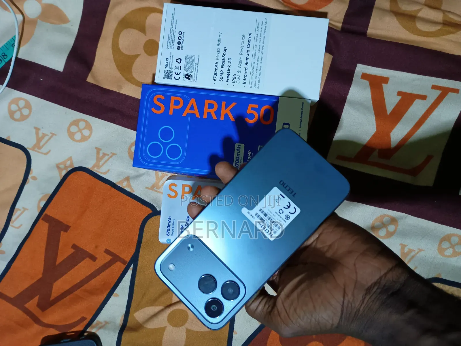 New Tecno Spark 50 128 GB Black