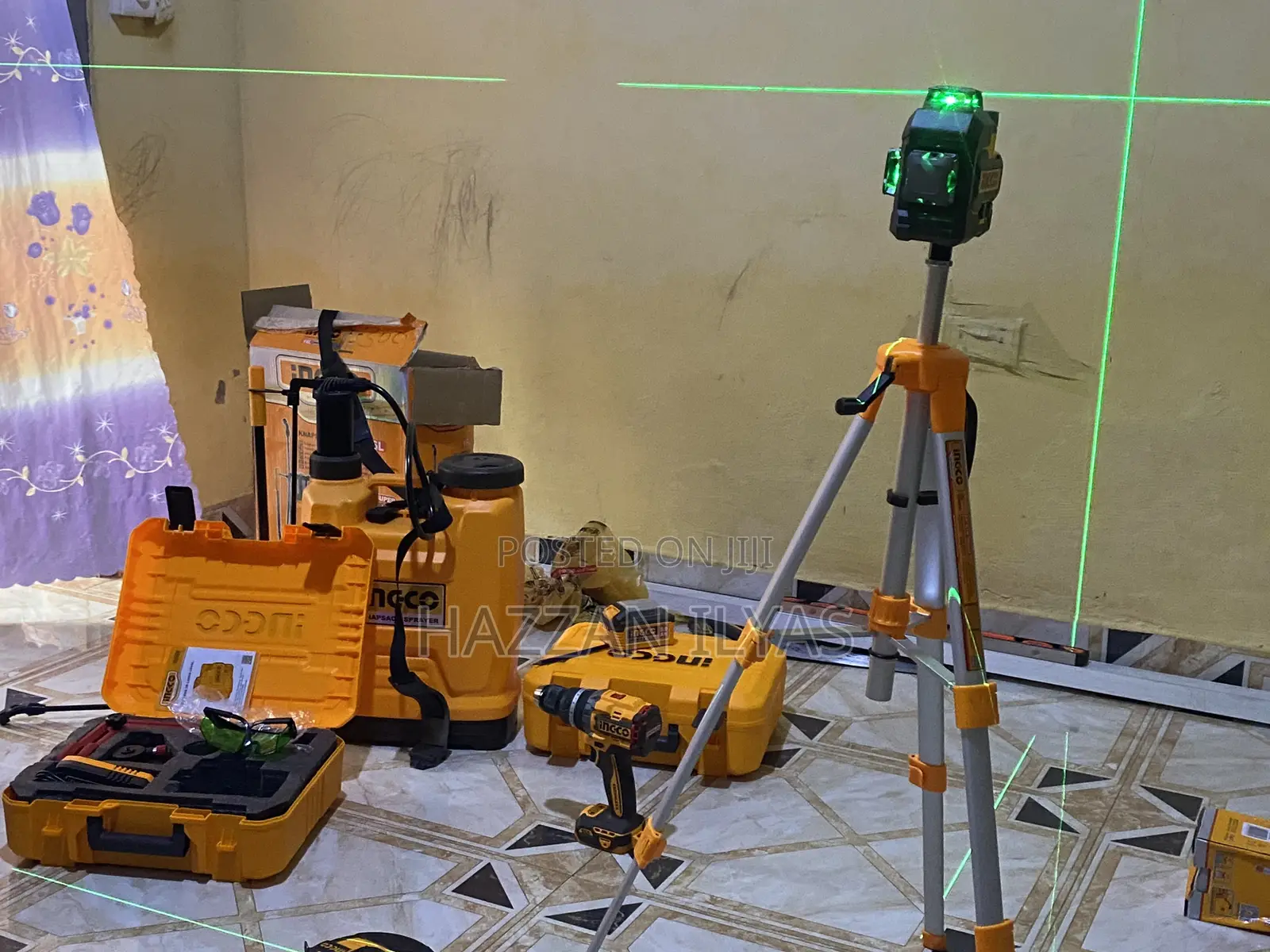 Ingco 3d Laser Level Green