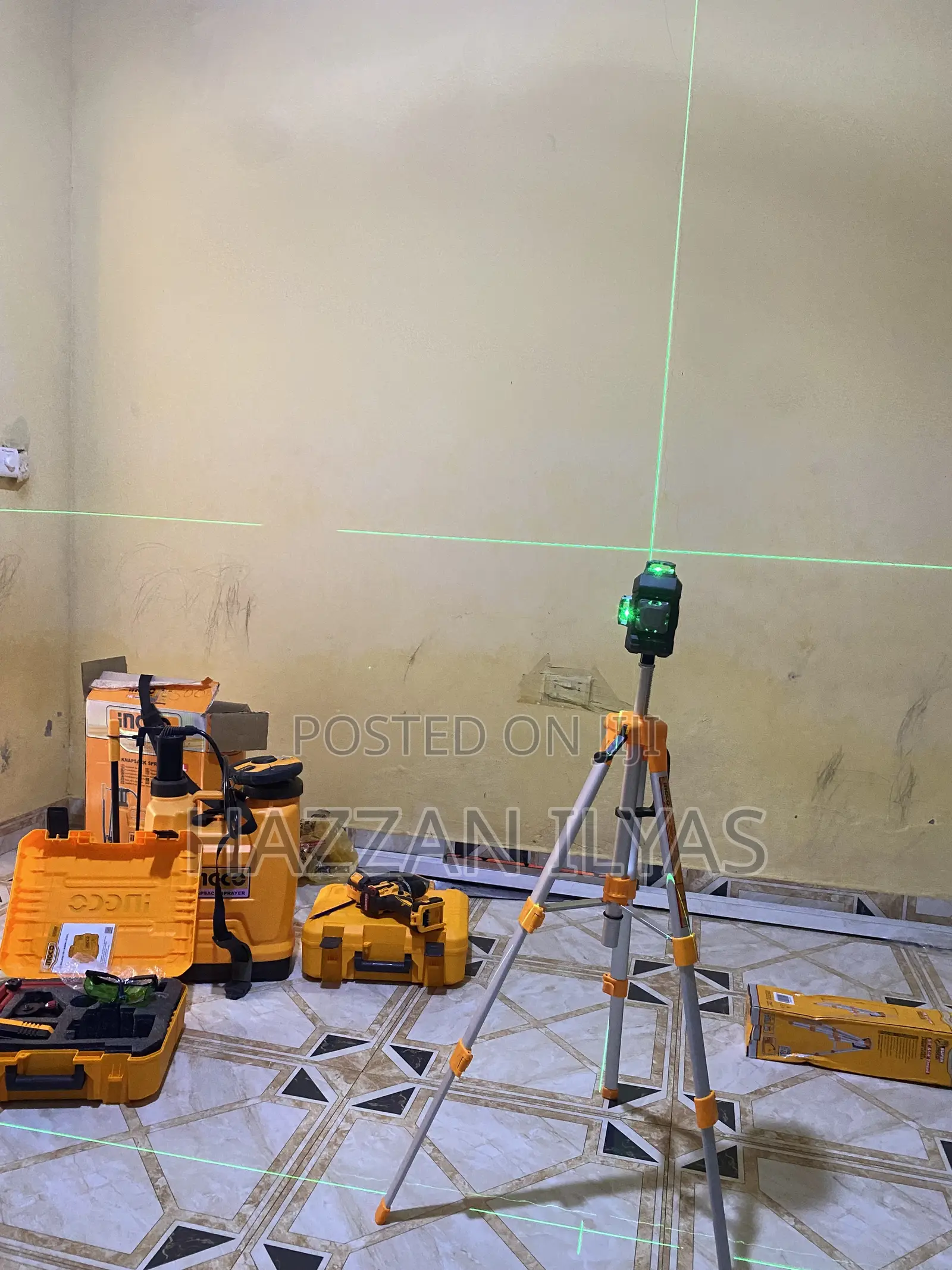 Ingco 3d Laser Level Green