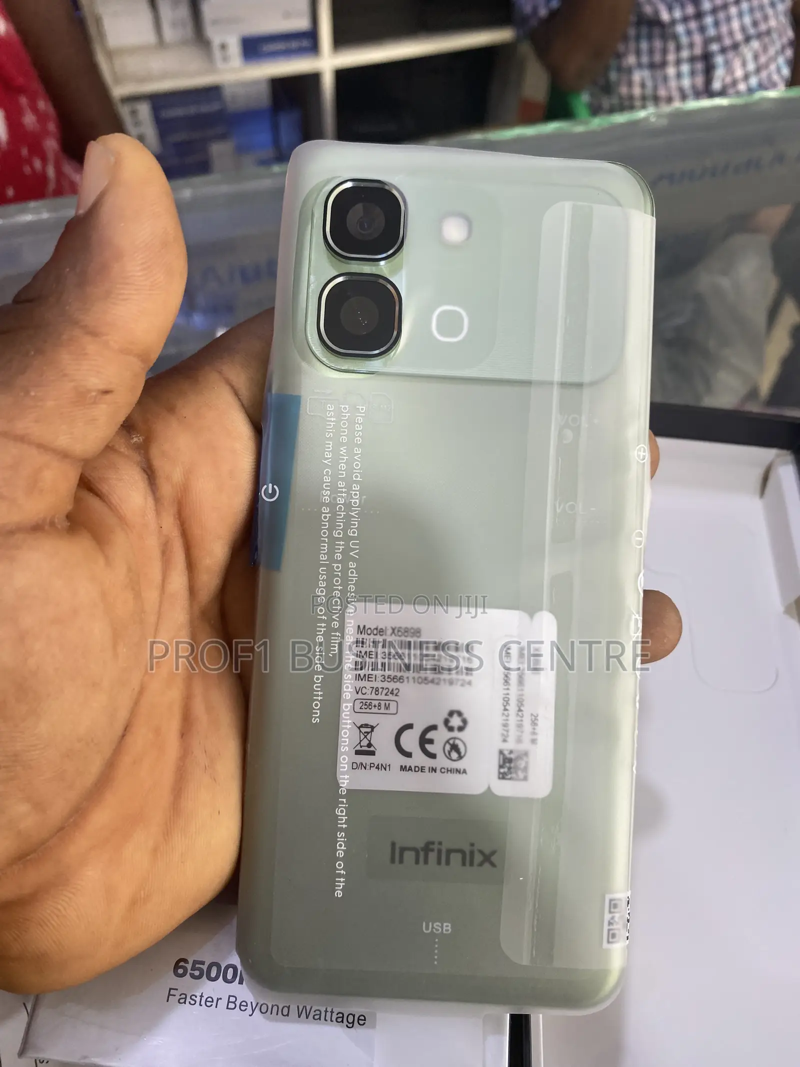 New Infinix Hot 70 Pro 5G+ 256 GB Green