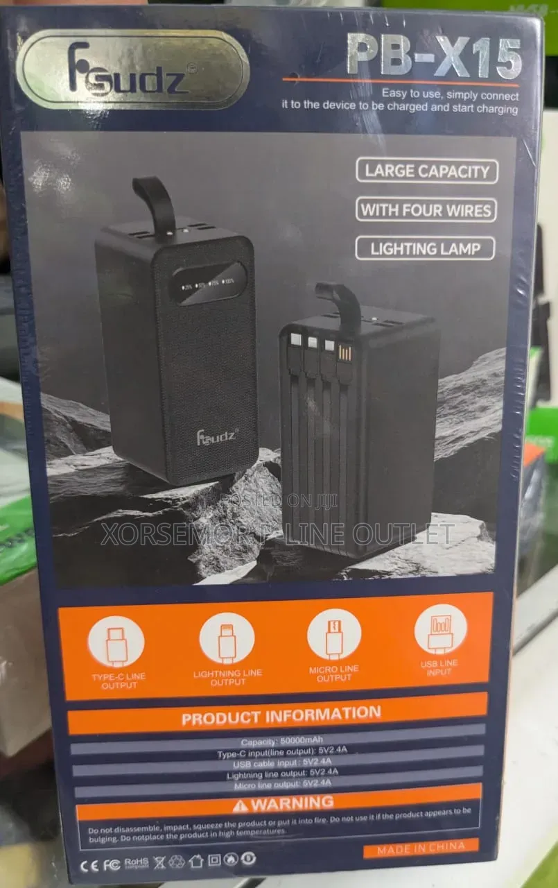 50,000mha PB-X15 Hybrid Power Bank