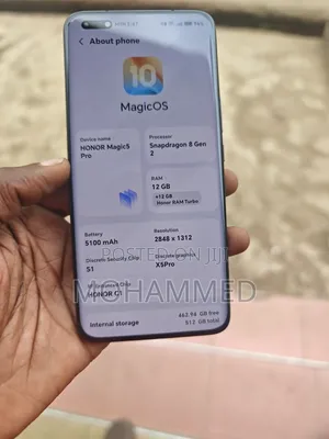 New Honor Magic5 Pro 512 GB Black
