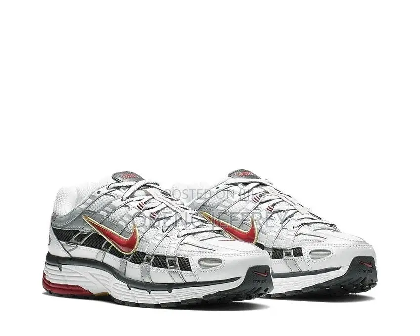 Original Nike P-6000 White/ Varsity Red