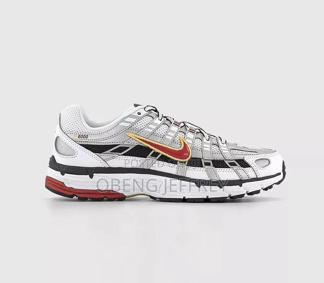 Original Nike P-6000 White/ Varsity Red