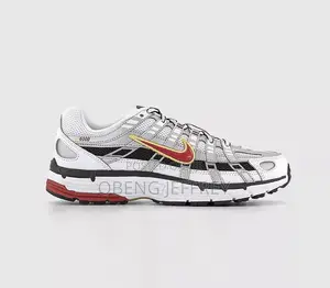 Original Nike P-6000 White/ Varsity Red