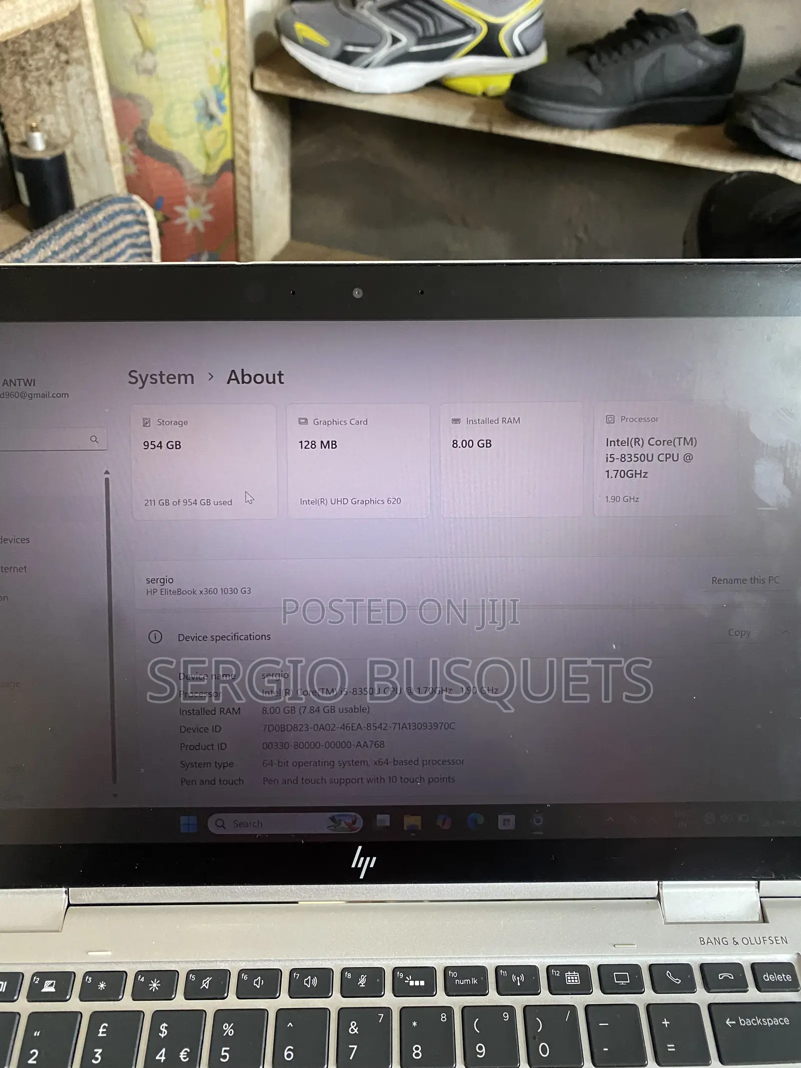 Laptop HP EliteBook X360 1030 G3 8GB Intel Core i5 SSD 1T
