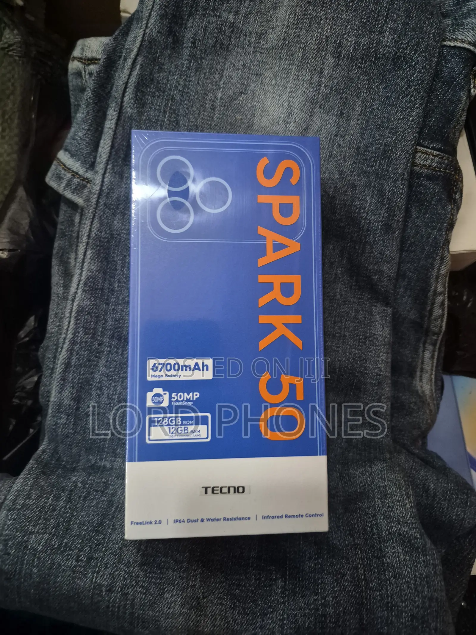 New Tecno Spark 50 128 GB Black