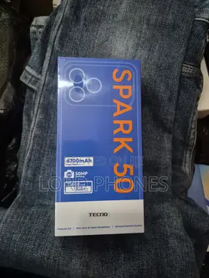New Tecno Spark 50 128 GB Black