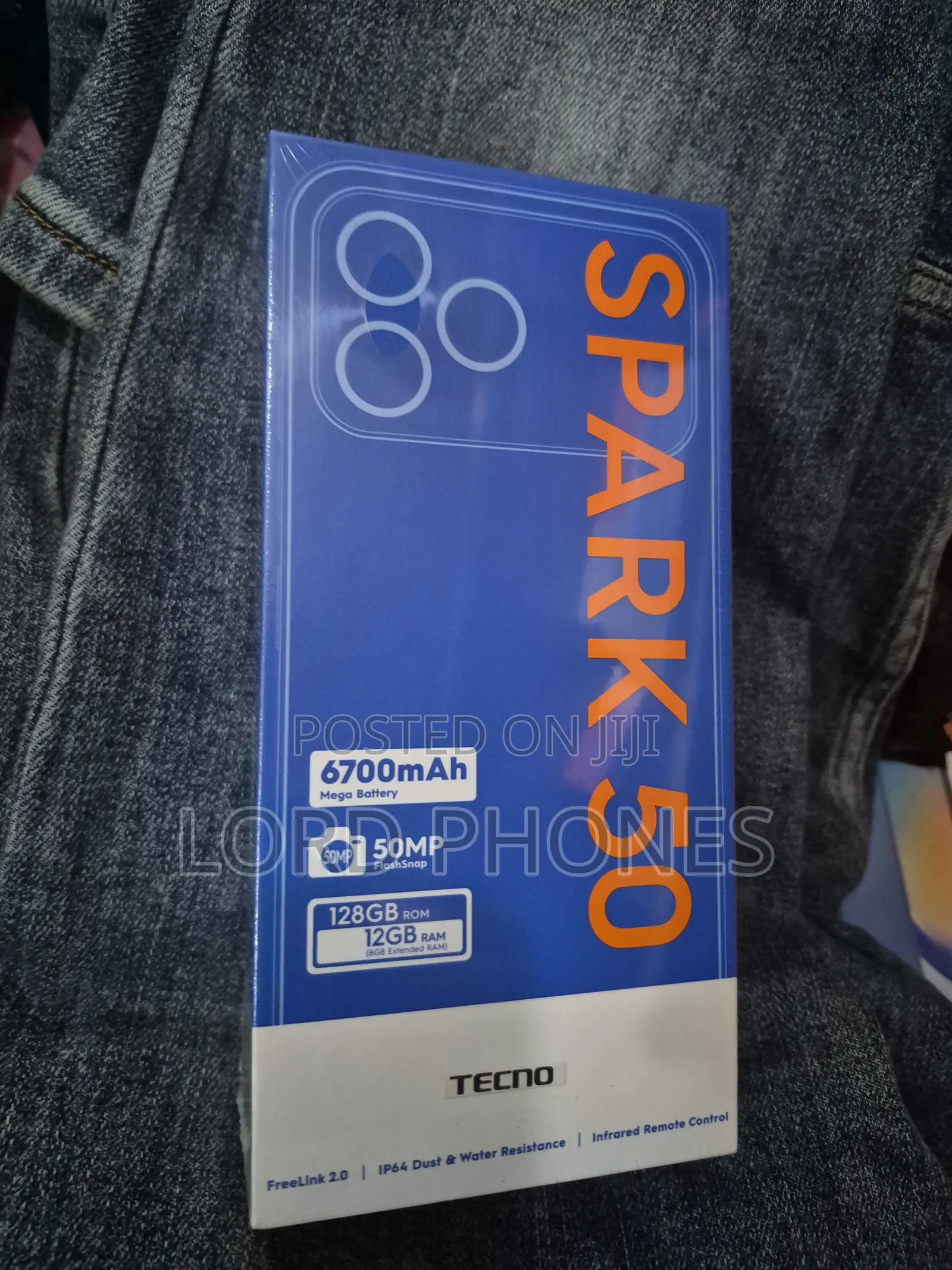 New Tecno Spark 50 128 GB Black