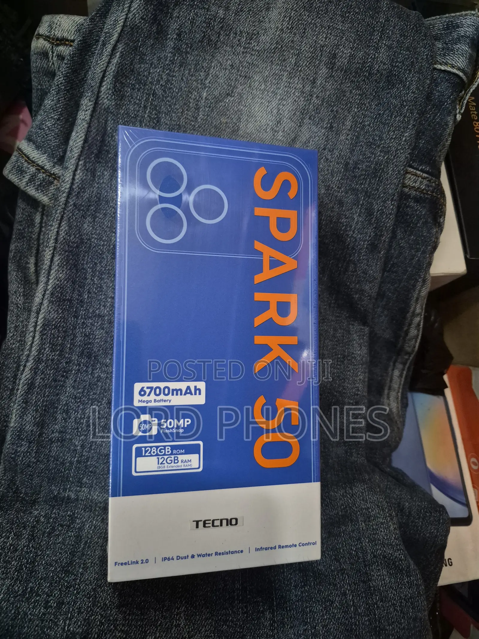 New Tecno Spark 50 128 GB Black