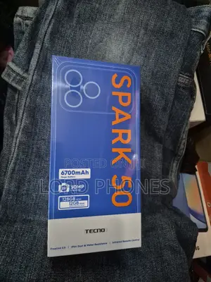 New Tecno Spark 50 128 GB Black