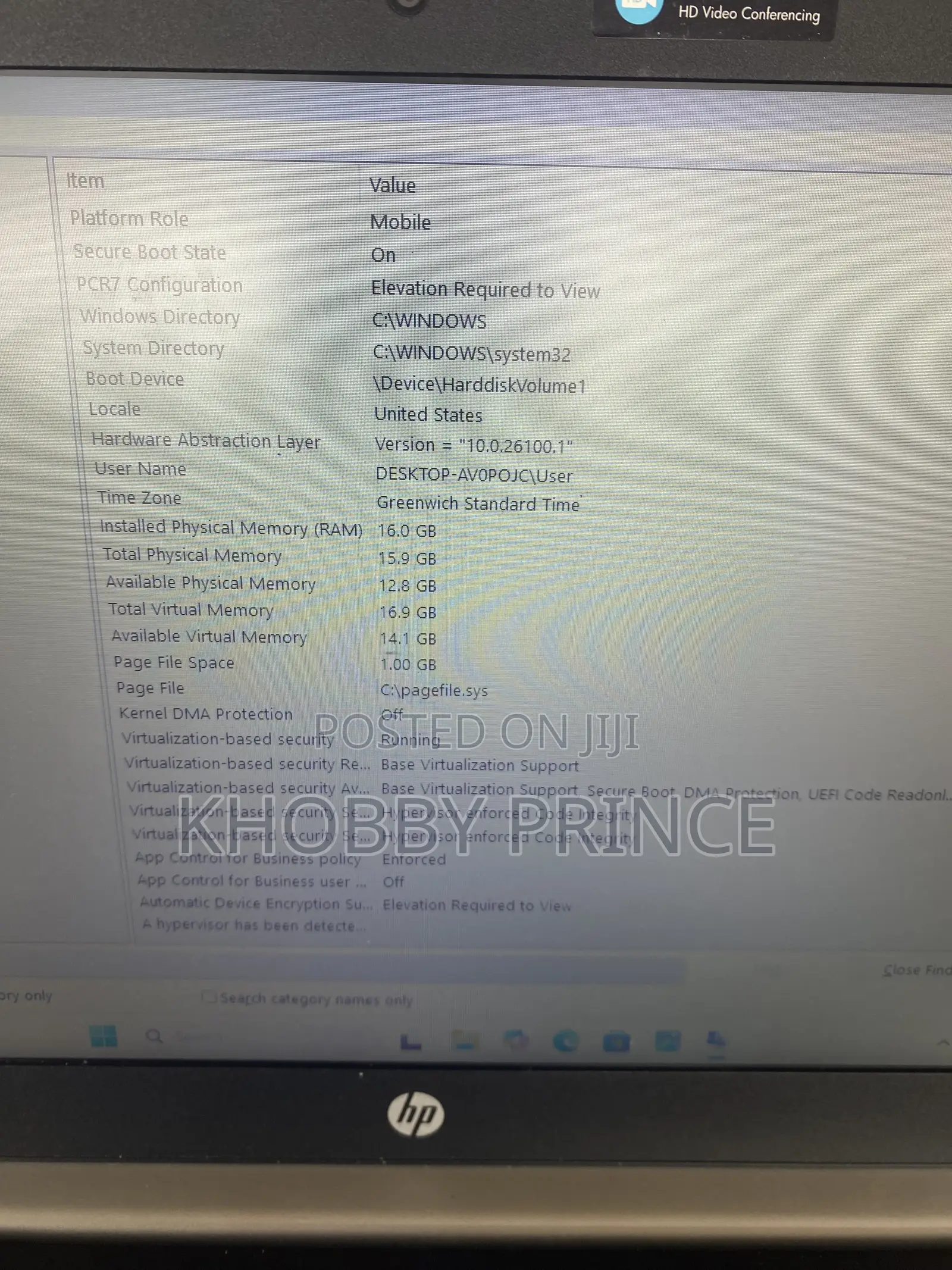 Laptop HP ProBook 440 G5 16GB Intel Core i5 HDD+SSD 256GB