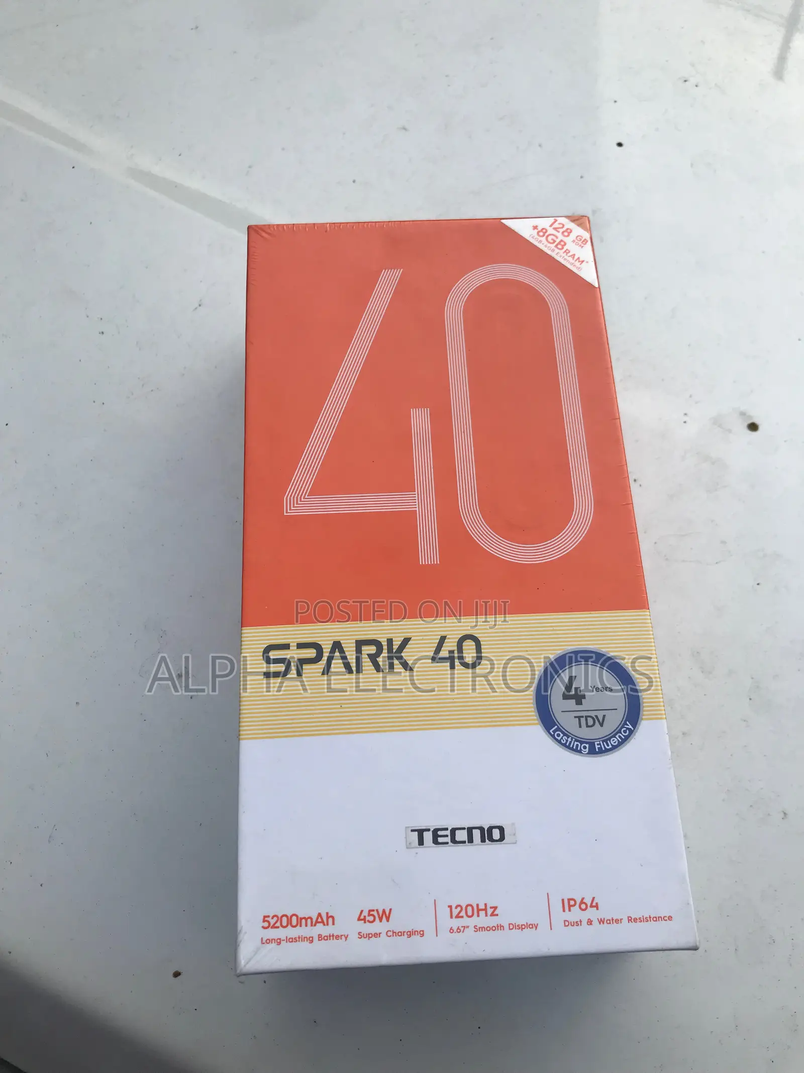 New Tecno Spark 40 128 GB Black