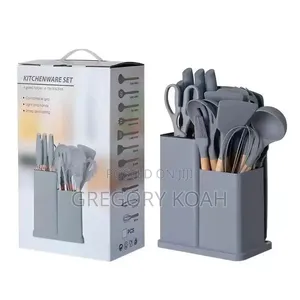 19PCS Kitchen Utensil Set With Holder – Complete Cooking Tools Set