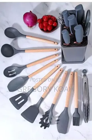 19PCS Kitchen Utensil Set With Holder – Complete Cooking Tools Set