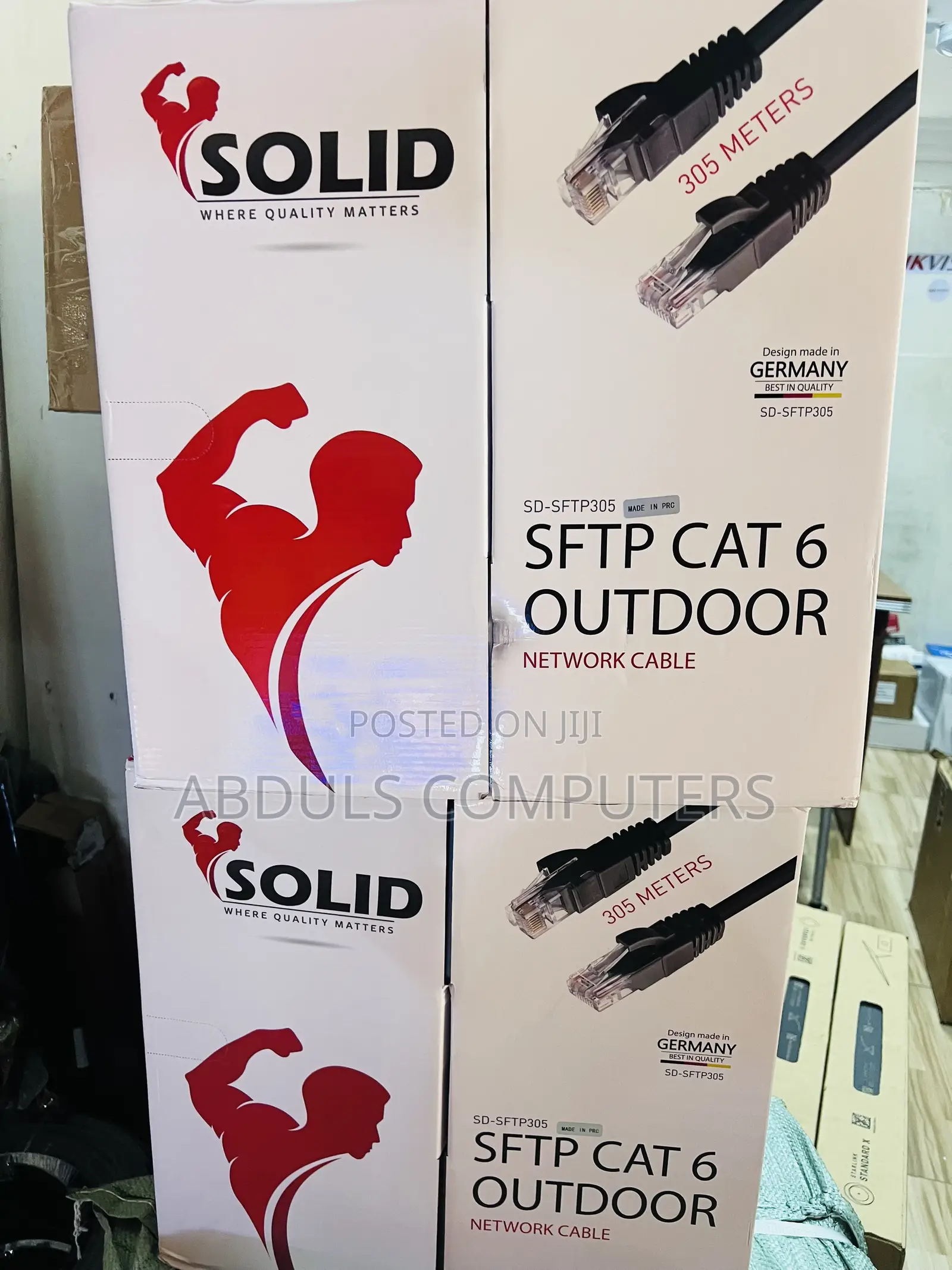 Solid SFTP Cat6 Outdoor