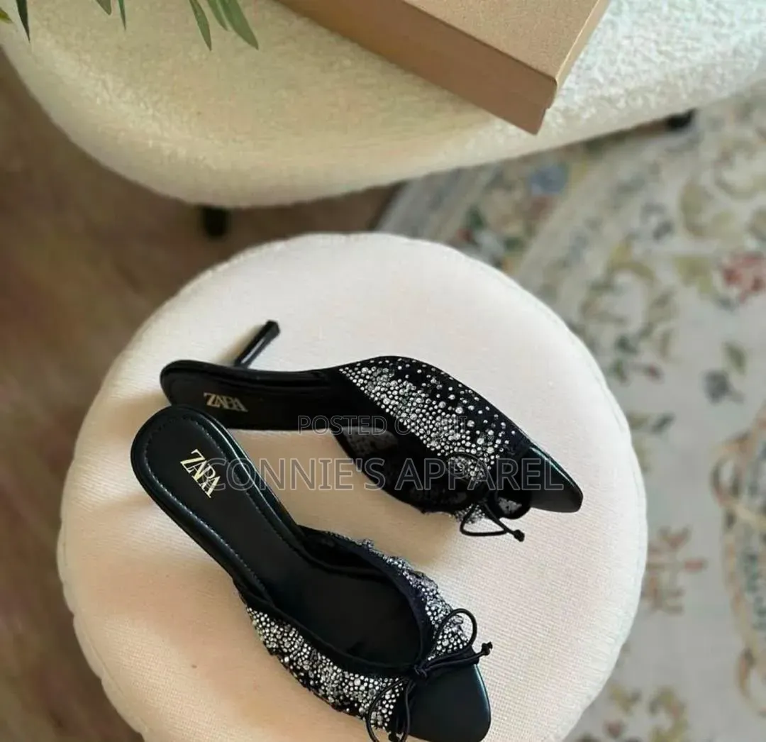 Zara Kitten Heels for Ladies
