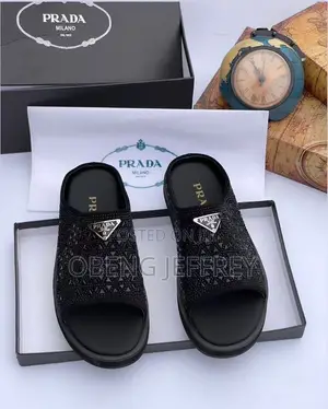 Original Prada Rhinestone Slipper