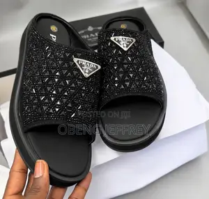 Original Prada Rhinestone Slipper