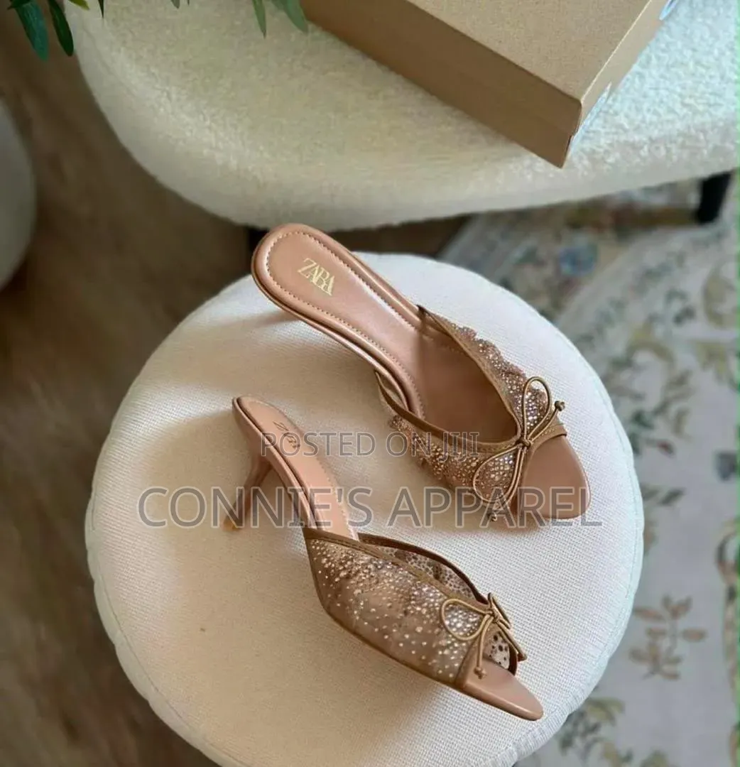 Zara Kitten Heels for Ladies
