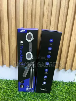 C12 AI Tracking Stable Selfie Stick Quadrupod (1.8 Meters)