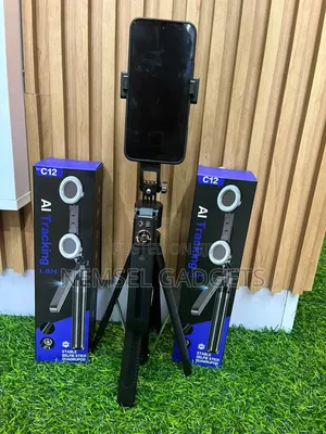 C12 AI Tracking Stable Selfie Stick Quadrupod (1.8 Meters)