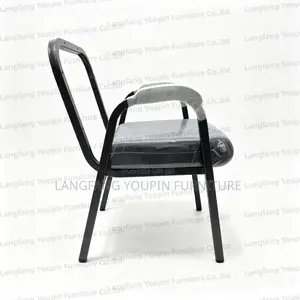 Affordable Padded Church Chairs, Stackable for Church Community Hall