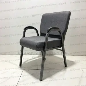 Affordable Padded Church Chairs, Stackable for Church Community Hall