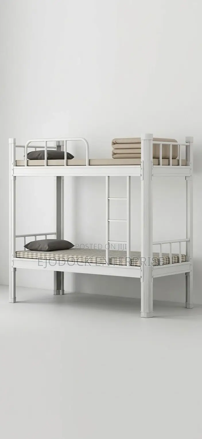 Heavy-Duty Metal Bunk Bed Frame