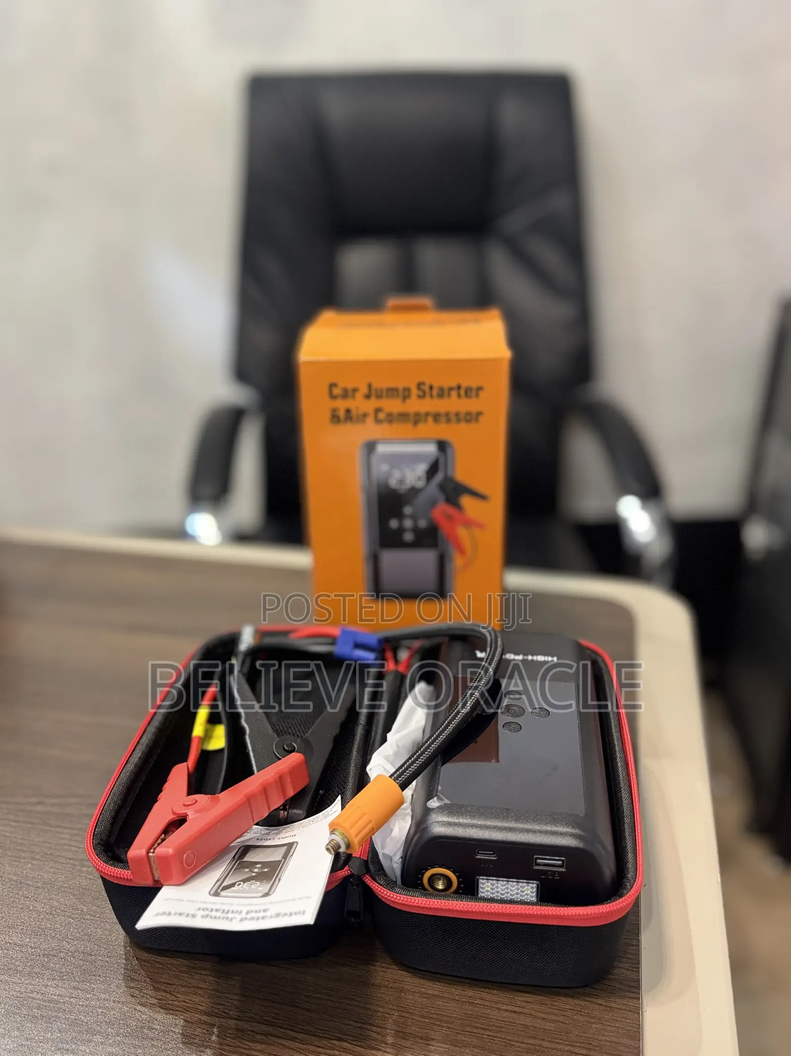 2-in-1 CAR POWER BANK - Jump Starter + Tyre Inflator