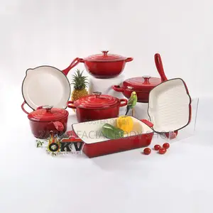 11pcs Cast Iron Pots