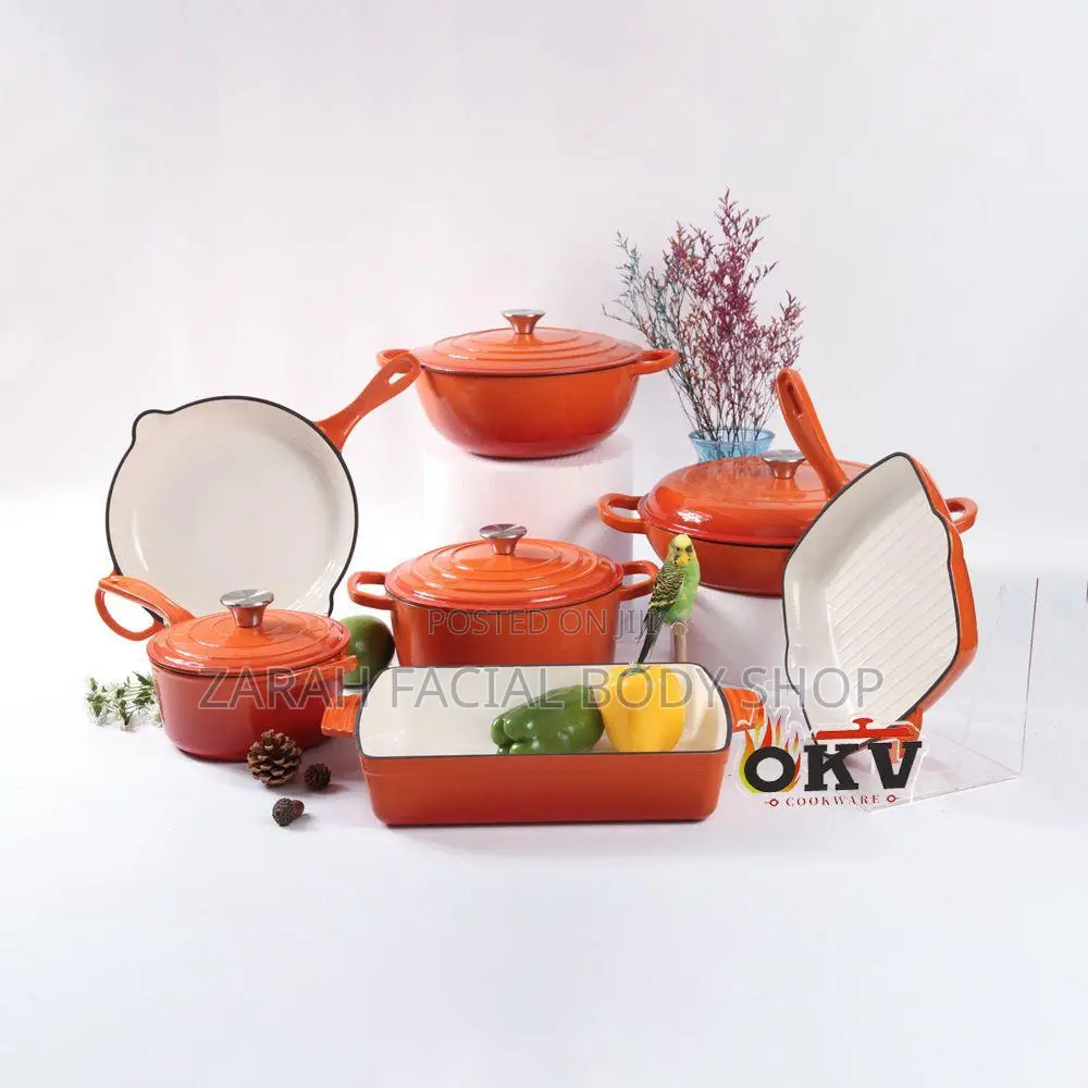 11pcs Cast Iron Pots