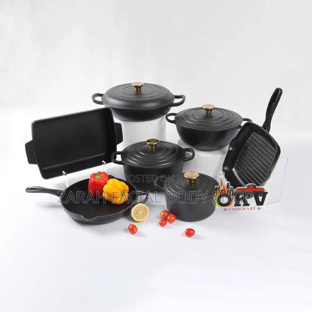 11pcs Cast Iron Pots