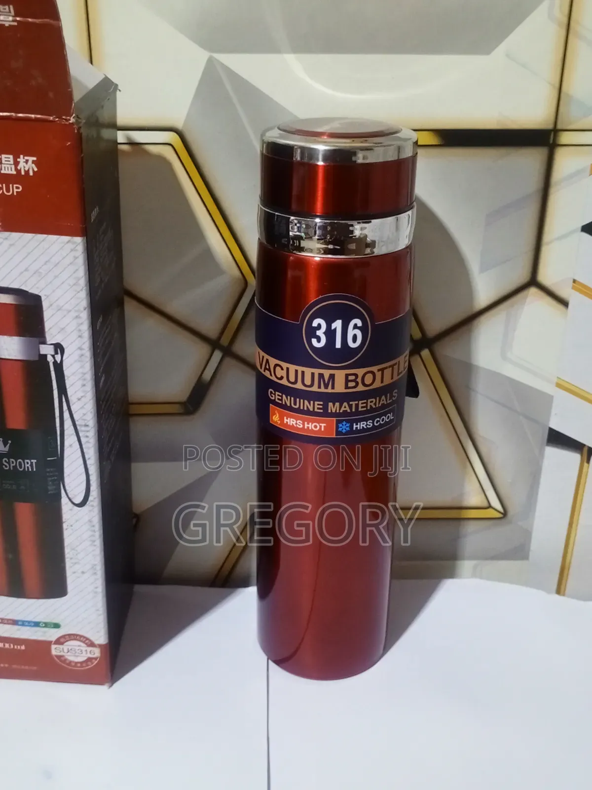 1L Stainless Steel Vacuum Flask – Hot Cold