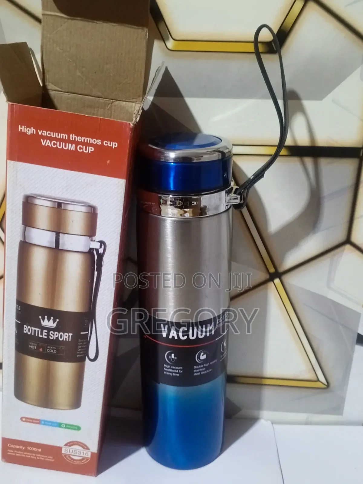 1L Stainless Steel Vacuum Flask – Hot Cold