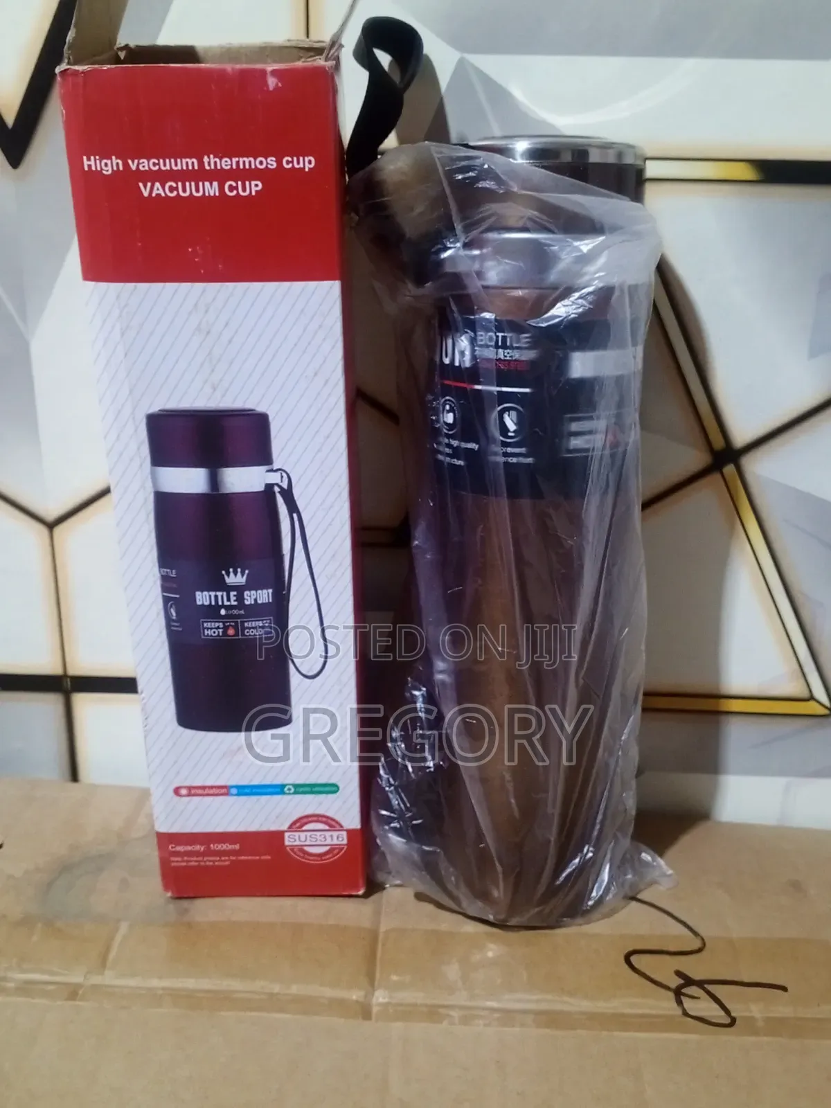 1L Stainless Steel Vacuum Flask – Hot Cold