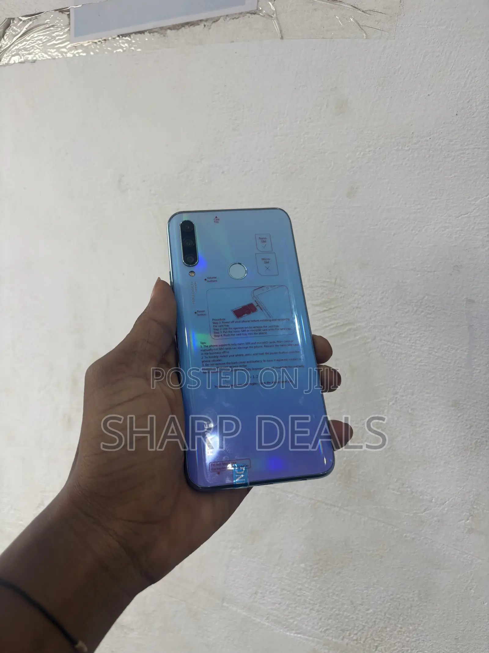 New Huawei Y9 Prime 2019 128 GB Blue