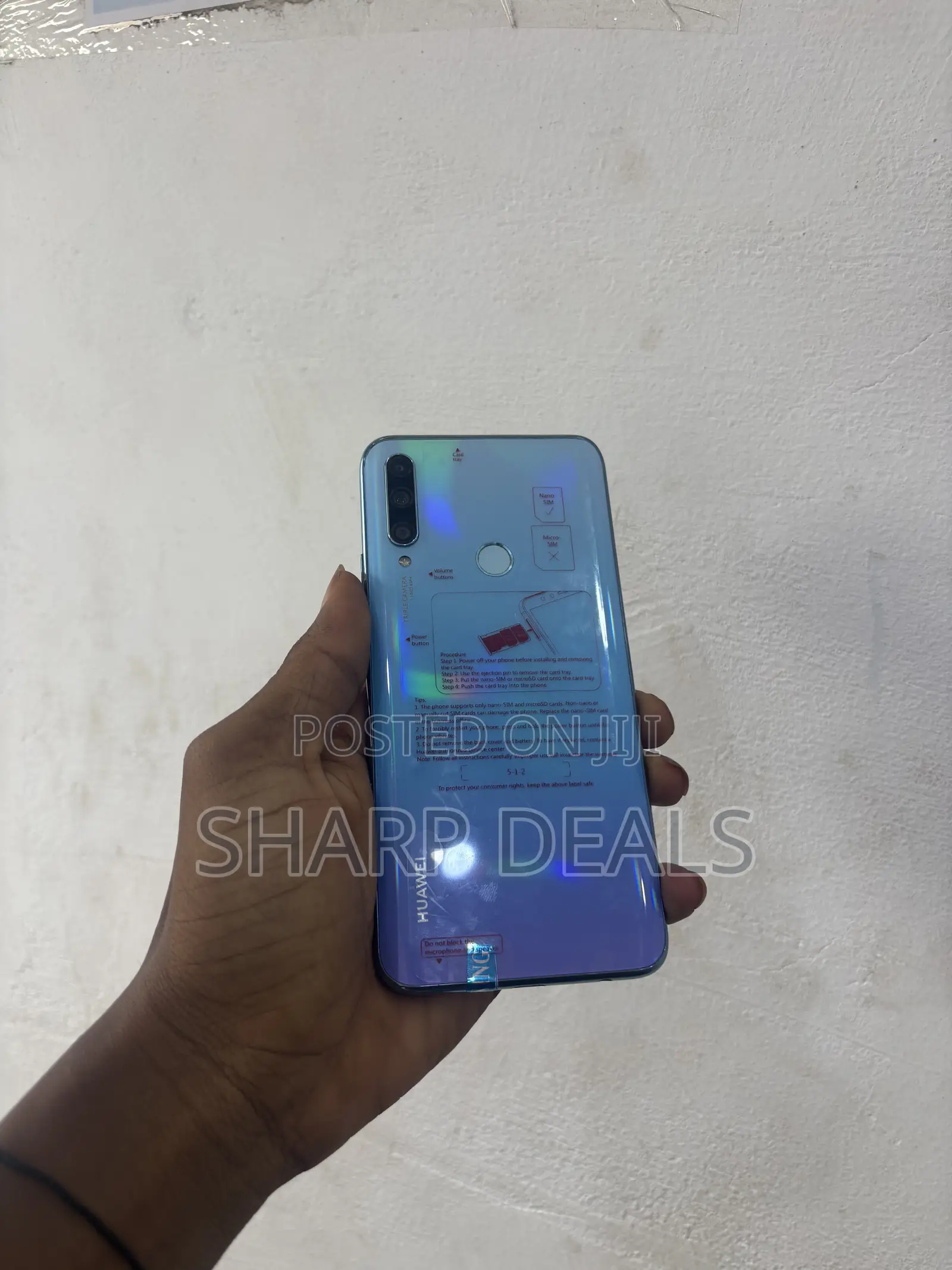 New Huawei Y9 Prime 2019 128 GB Blue