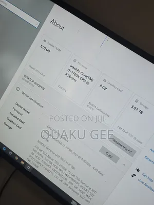 Desktop Computer Gigabyte GB-BSCEHA-3955 12GB Intel Core i7 SSD 1T
