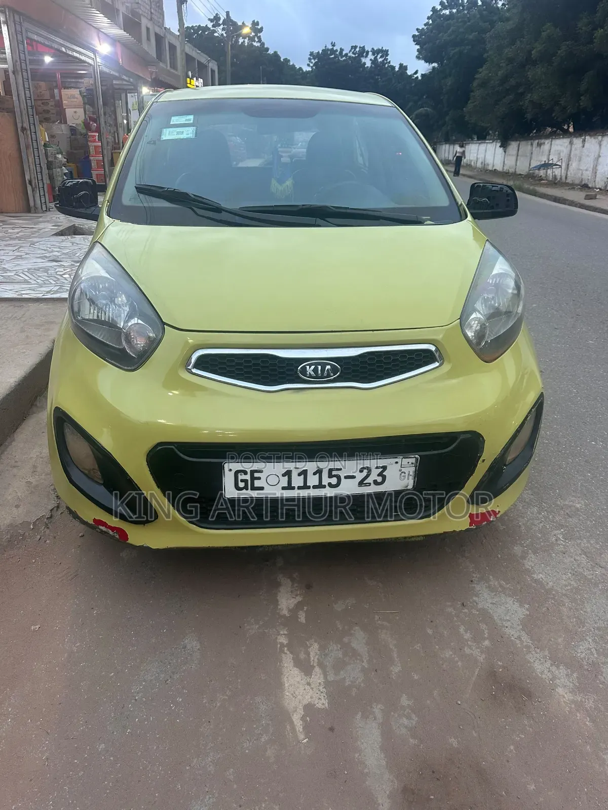 Kia Morning 2012 Yellow