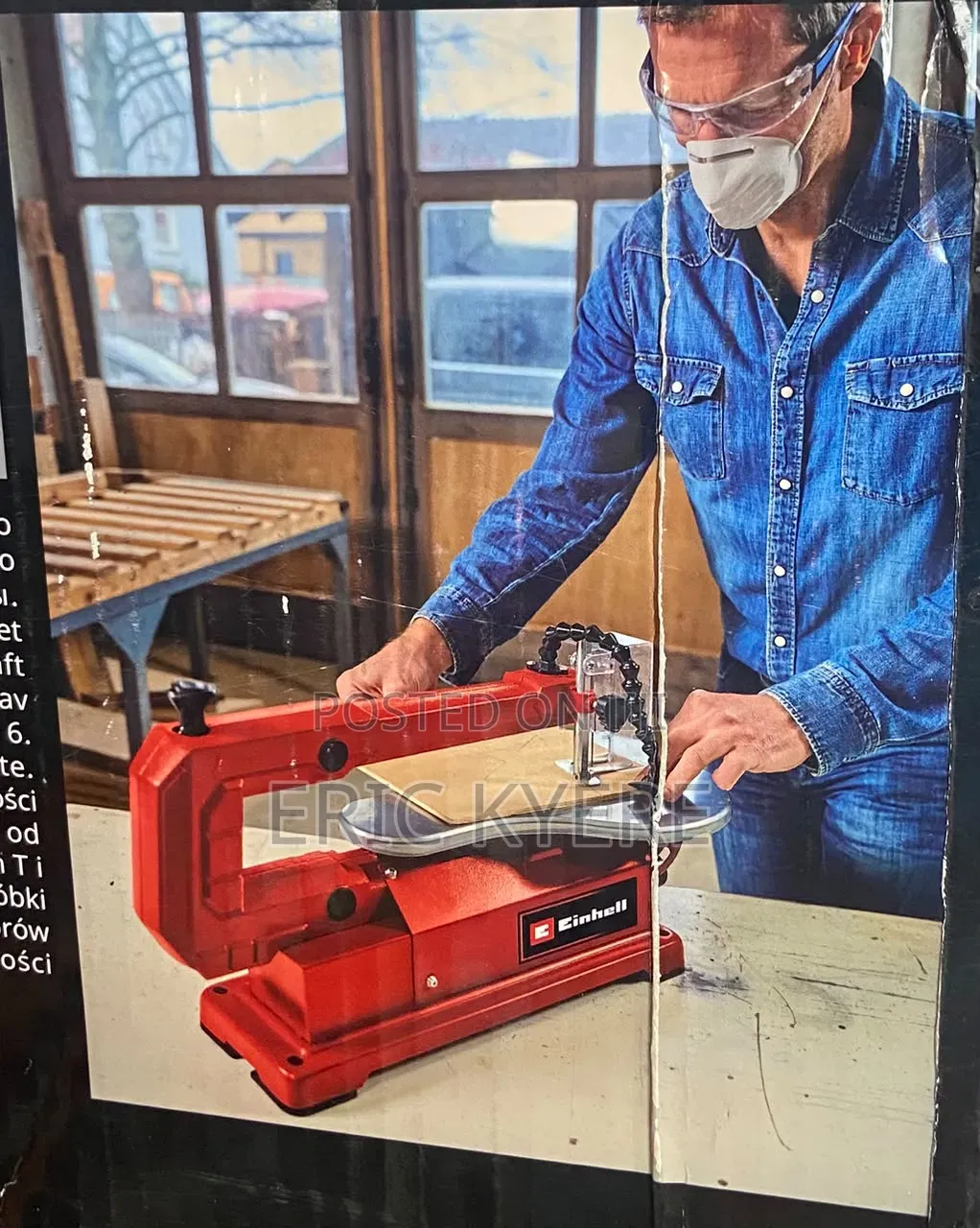 Einhell Scroll Saw - Electronic Speed Control Woodworking Saw
