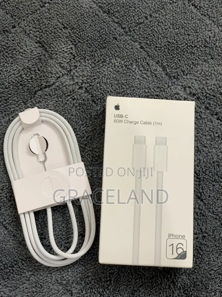 Original Apple iPhone 16 -18 Pro Max Cable USB-C 60w Fast Charging